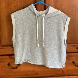 Work our hoodie crop top